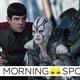 Zachary Quinto and Sofia Boutella in Star Trek Beyond.
